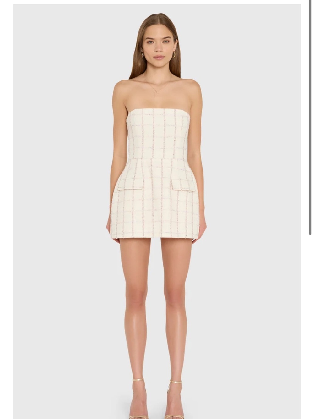 Amanda uprichard Bethany romper tweed